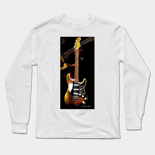 SRV - Number One - Graphic 1 Long Sleeve T-Shirt by davidbstudios